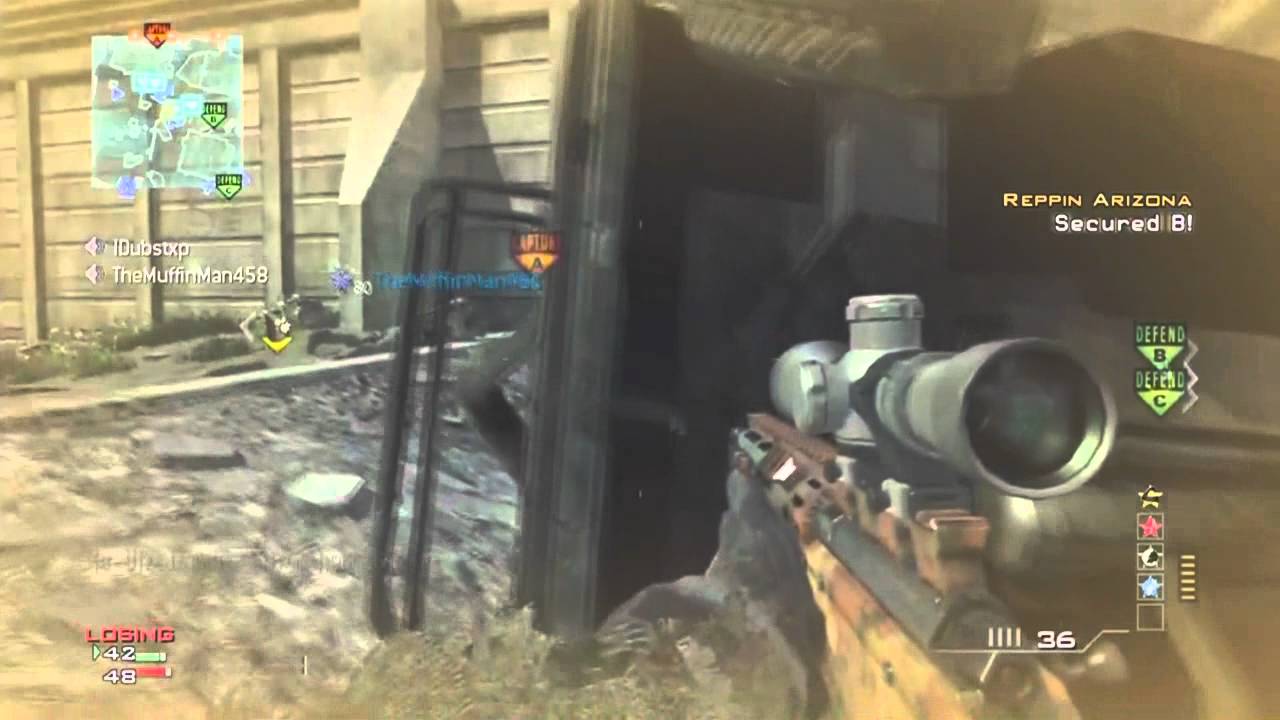 MW3: Double MSR Sniping MOAB :: My Opinion On Sniping!
