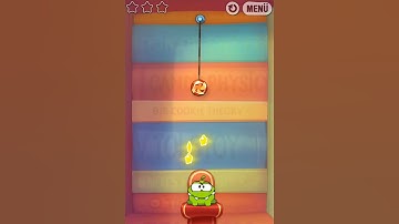 Cut The Rope Experiments 3 Stars Level 1-1 - Getting Started - Starten