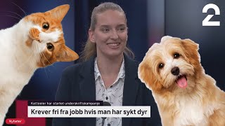 Vil ha fri fra jobb hvis man har sykt dyr | Debatt | TV 2