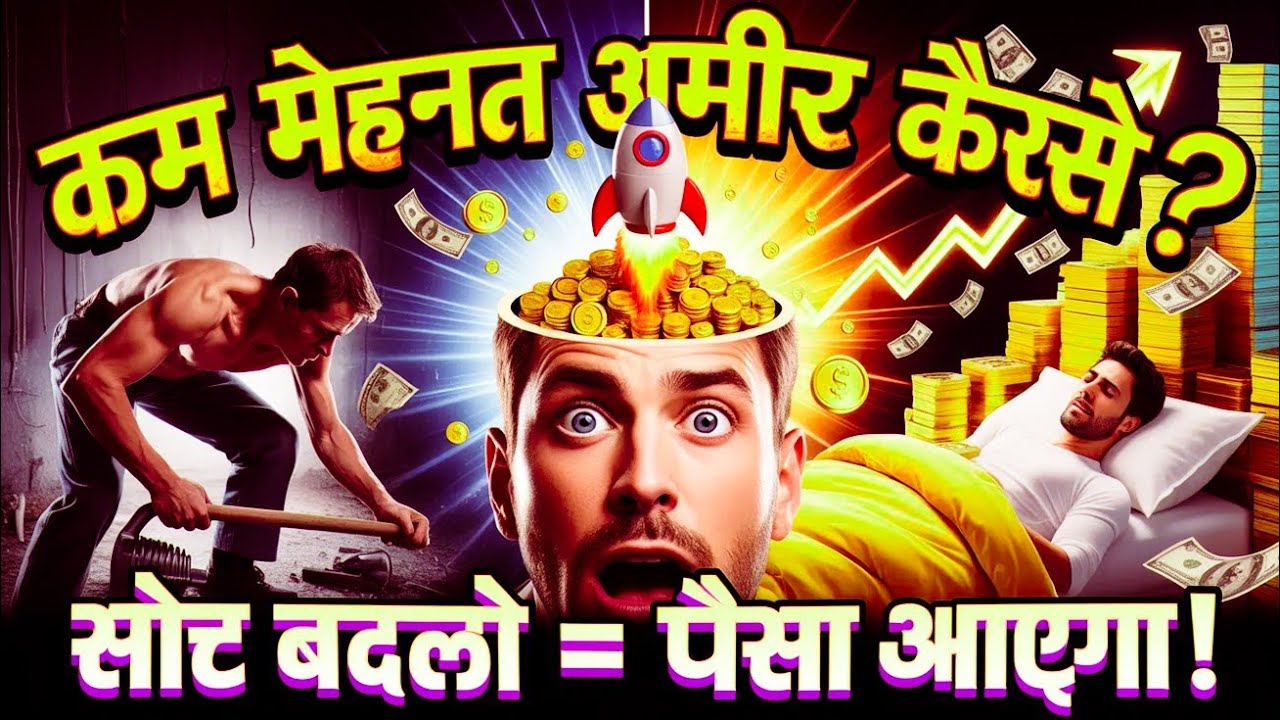 पैसा मेहनत से नहीं दिमाग से आता है | Hardwork Vs Smartwork | Money Mindset | Passive Income