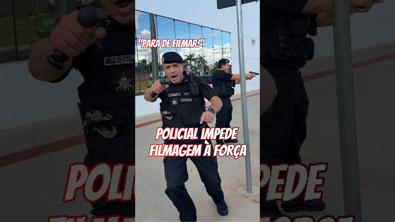 Policial impede cidadão de filmar ocorrência! 📹🎥