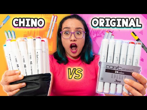 MARCADORES ORIGINALES VS COPIA CHINA, ¿Cuál es mejor? 🤭 Craftingeek