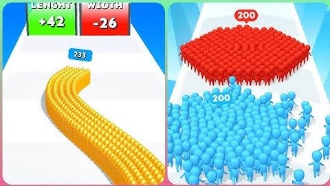 Gameplay Count Master 3D Vs Bullet Army Run 3D💙💚🍔🍔💖All New ...