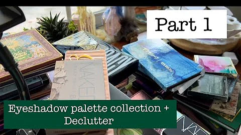 Decluttering my eyeshadow collection, part 1