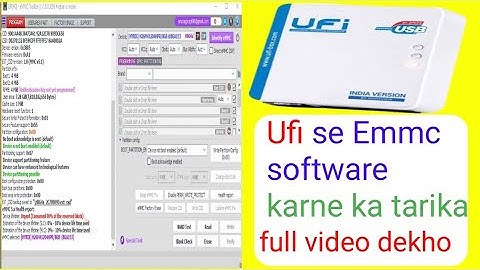 How to use Ufi box #ufi Se Software karne ka tarika!! Red and white kaise kare ufi box