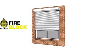 BLOCKOUT FIREBLOCK BAL-FZ BUSHFIRE ROLLER SHUTTER