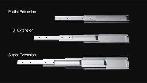 Telescopic Slides - Different types of extensions | Chambrelan