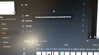 Youtube Video Editor is LIMITED: Can’t blur after trim. REALLY?  Youtube can you please fix this...