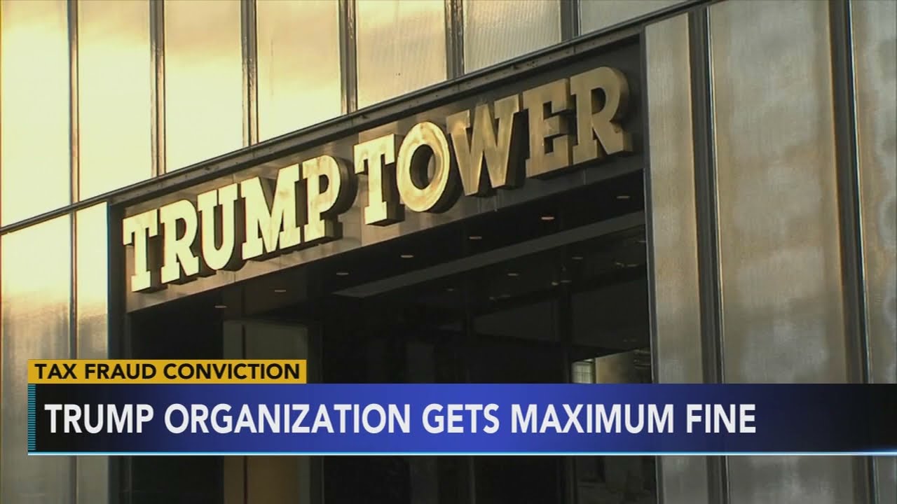 Trump Organization sentenced in tax fraud case, fined $1.6 million