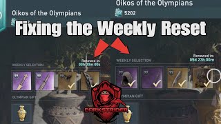 Assassin's Creed Odyssey- Fixing the Weekly Reset