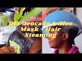 DIY Recipe - Avocado & Aloe Deep Conditioner + Steam Treatment w/ KISS Red Pro Hair Therapy Steamer