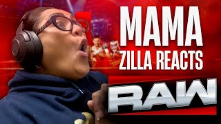 WWE RAW LIVE WITH MAMA ZILLA