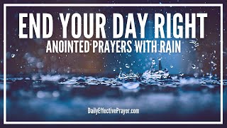 PRAYER WHILE YOU SLEEP WITH RAIN (8 HOURS) | Prayers With Rain Sounds and Thunder For Sleep