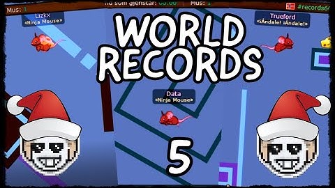 Transformice - WORLD RECORDS #5 ft. Data & Trueford