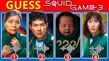 Guess Squid Game 2 Characters by Their Voice & Emojis ~ Squid Game Season 2 Quiz |Thanos, Player 456