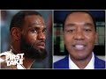 Isiah Thomas reacts to LeBron walking off the court early after Game 3 loss to the Heat | First Take