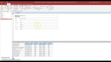 Split Forms in Access