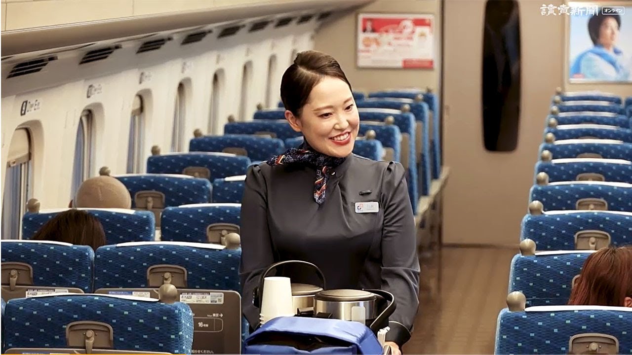 東海道新幹線の車内ワゴン販売、31日で終了 - YouTube