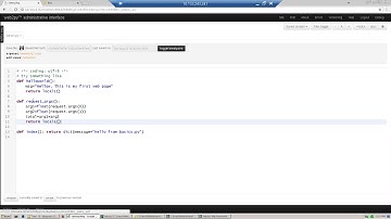 Web development using web2py and python part 6