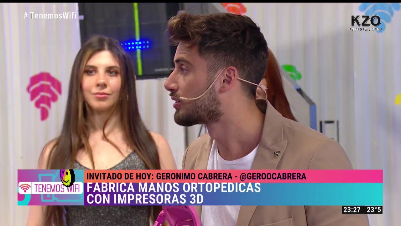 Gerónimo Cabrera, fabricante de manos ortopédicas con impresoras 3D, en Tenemos Wifi