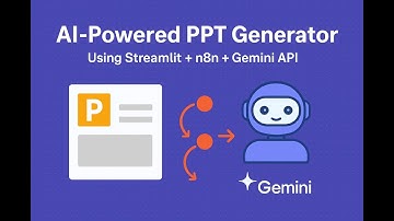 AI Powered PPT Generator Using Streamlit + n8n + Gemini API