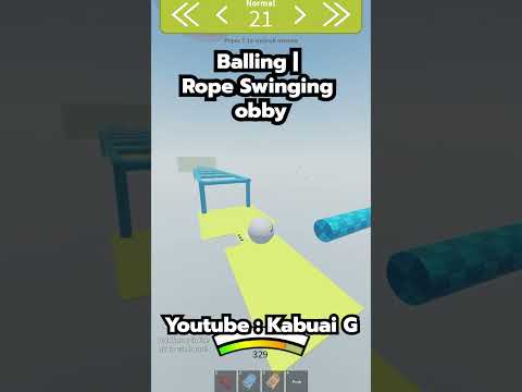 เกมภายใน 60 วิ Balling  Rope Swinging obby - #roblox