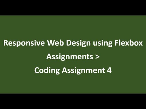 Coding Assignment 4 || Assignments || Responsive Web Design using Flexbox  || NxtWave || CCBP