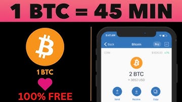 Mine 1 BTC in 45 minutes - Free Bitcoin Mining website 2023 ❌ No Investment | mining one bitcoin