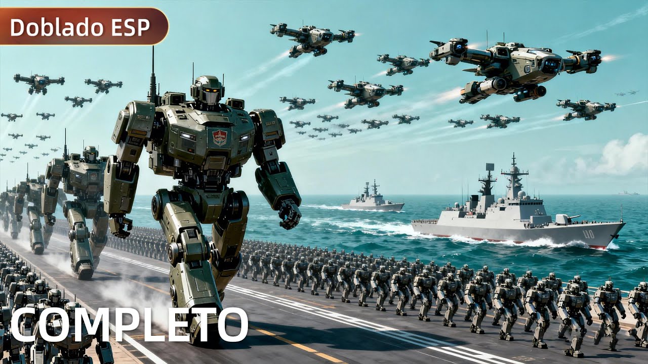 【Doblado al Españo】¡El ejército de robots de China es increíblemente grande!