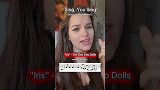 "Iris" - Goo Goo Dolls SING ALONG! #Iris #singingtips #learntosing #voiceteacher #vocalcoach