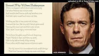 Poetry: Sonnet 29 by William Shakespeare (read by Alex Jennings)