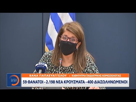 Κορωνοϊός: 59 θάνατοι – 2.198 νέα κρούσματα – 400 διασωληνωμένοι | OPEN TV