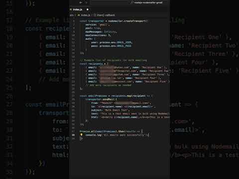 Why do you need promises to send bulk emails in Nodemailer? - Email FunFact by Mailtrap