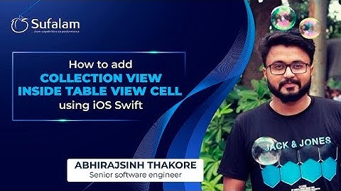 How To Add Collection View Inside Table View Cell Using iOS Swift | Sufalam Technologies