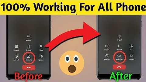 Direct Video Call Setting | Direct Video Call Setting For Vivo, Realme, Redmi, Poco , Oppo