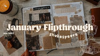January 2023 Bullet Journal Flip Through I Shakespeare Theme 🎭 by Savannah Scribbles 1,577 views 1 year ago 2 minutes, 6 seconds