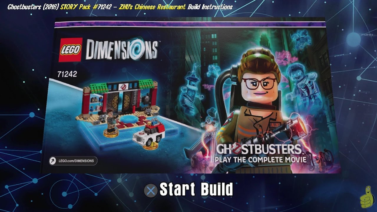 i morgen øre slette Lego Dimensions: ZHU's Chineese Restaurant / Build Instructions(Ghostbusters  STORY Pack #71242)- HTG - YouTube