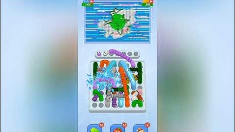 Wiggle tangle - thread puzzle level 84 || wiggle tangle level 84