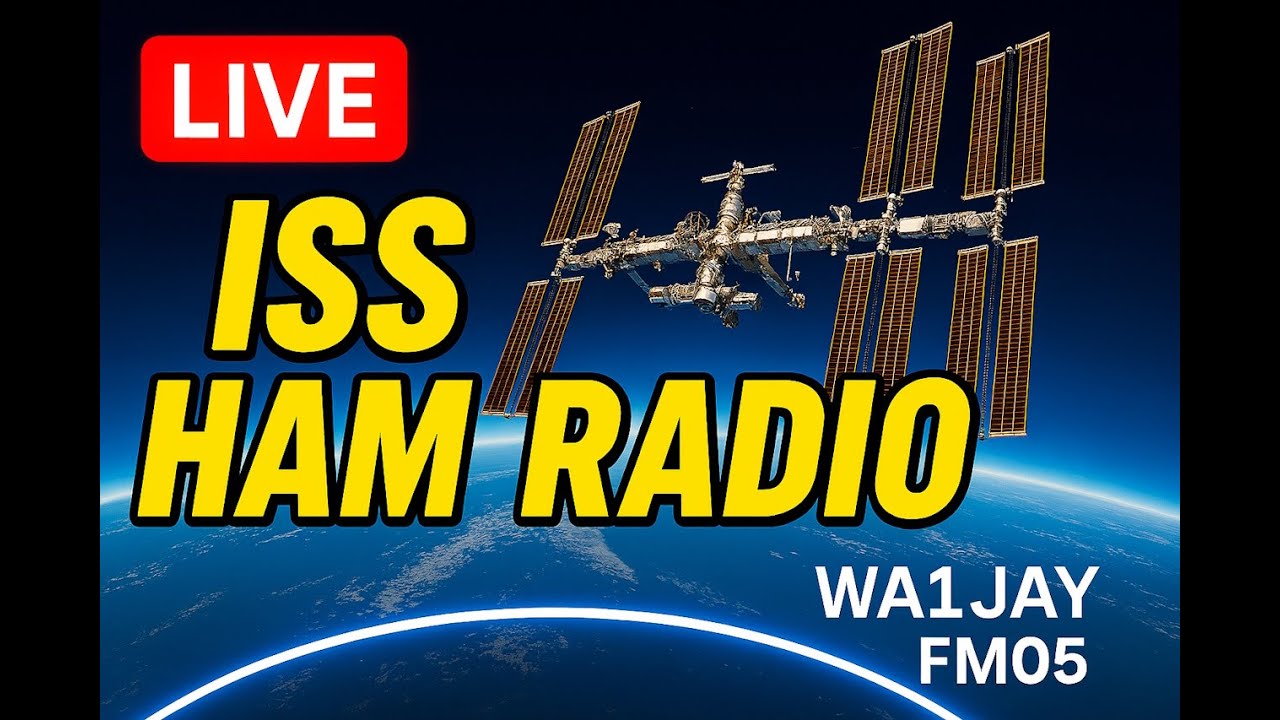 📡 LIVE ISS Pass | East Coast - 41° max elevation.