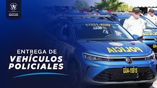 La PNC suma 37 patrullas y 10 motocicletas a su parque vehicular.