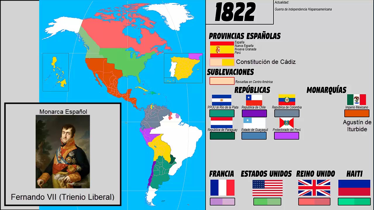 Latin American Revolution Map Latin American Independence War Every Year (1810-1830) - Youtube Latin American Revolution Map Latin American Independence War Every Year (1810-1830) - Youtube