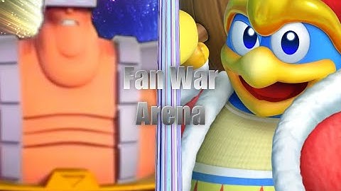 Krang vs King Dedede (TMNT vs Nintendo) - Fan War Arena!