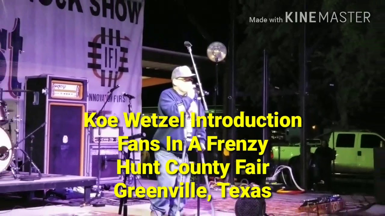 Koe Wetzel Introduction, Fans In Frenzy Waiting For Show To Start, Hunt
