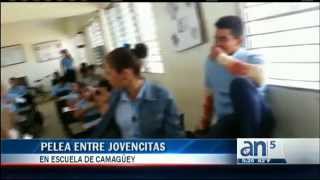 Pelea entre jovencitas en escuela de Camagüey - América TeVé