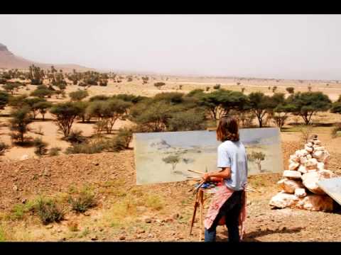 Carmen Galofr live painting Landscape 1 Tazzarine ...