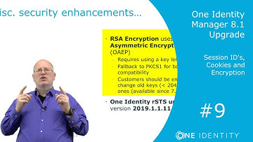 One Identity Manager | Upgrade 8.1 #9 | Session ID