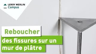 comment réparer fissure plafond