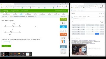 IXL Q.18 8th Grade Transversals of parallel lines find angle measures ZLF