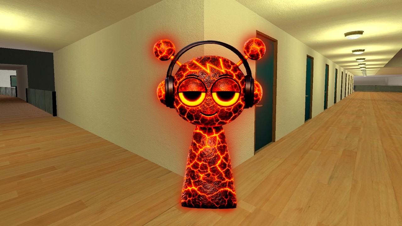 Sprunki Oren Lava Phase Radioactive Nextbot in Gmod