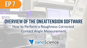 How to Measure Roughness Corrected Contact Angles | OneAttension Software Overview | Episode #7